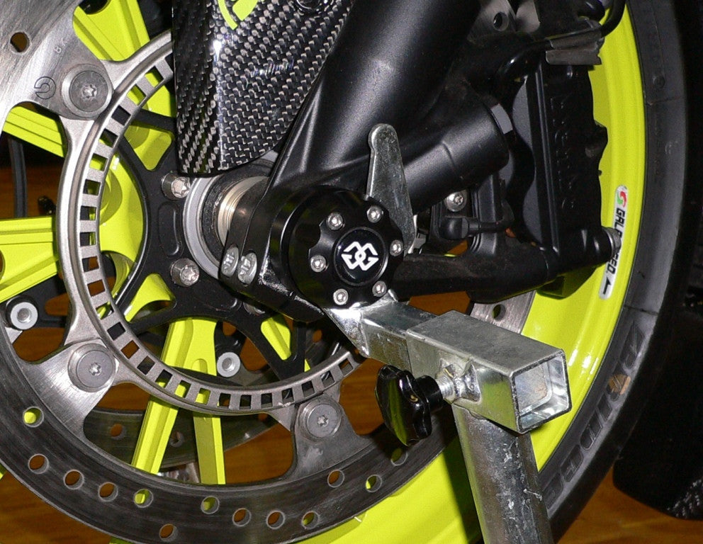 Gilles AP.GT Front Axle Protectors for the Ducati Hypermotard 796  Monster S4  and Monster 696