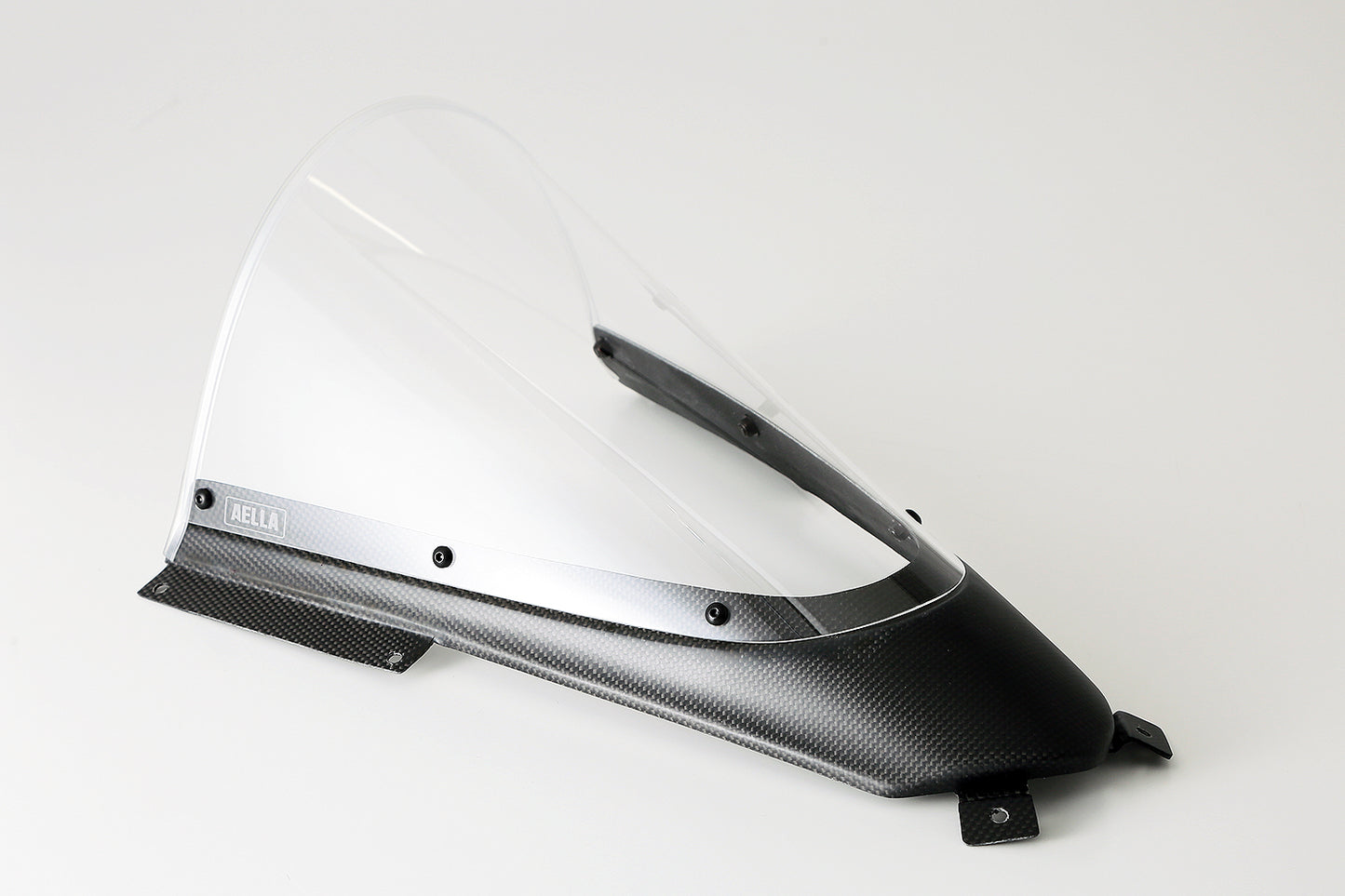 AELLA Carbon Fiber Trim Racing Windscreen For the Ducati Panigale V4 R (19-24) and V4 / S / SP (20-24)
