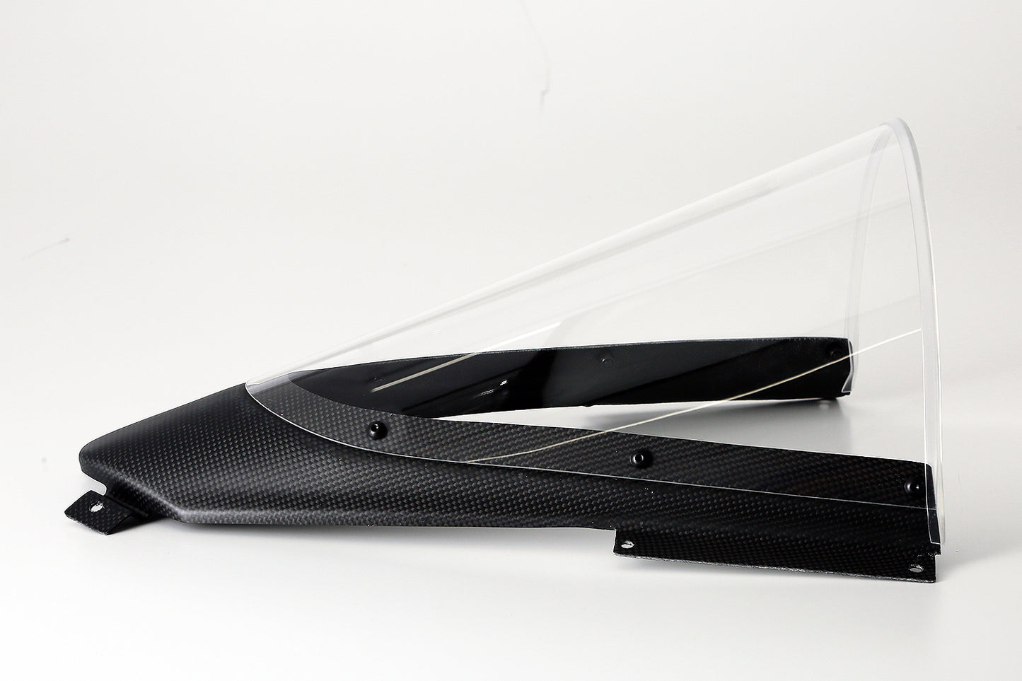 AELLA Carbon Fiber Trim Racing Windscreen For the Ducati Panigale V4 R (19-24) and V4 / S / SP (20-24)