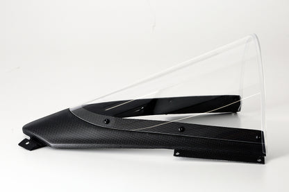 AELLA Carbon Fiber Trim Racing Windscreen For the Ducati Panigale V4 R (19-24) and V4 / S / SP (20-24)