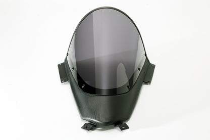 AELLA Carbon Fiber Trim Racing Windscreen For the Ducati Panigale V4 R (19-24) and V4 / S / SP (20-24)