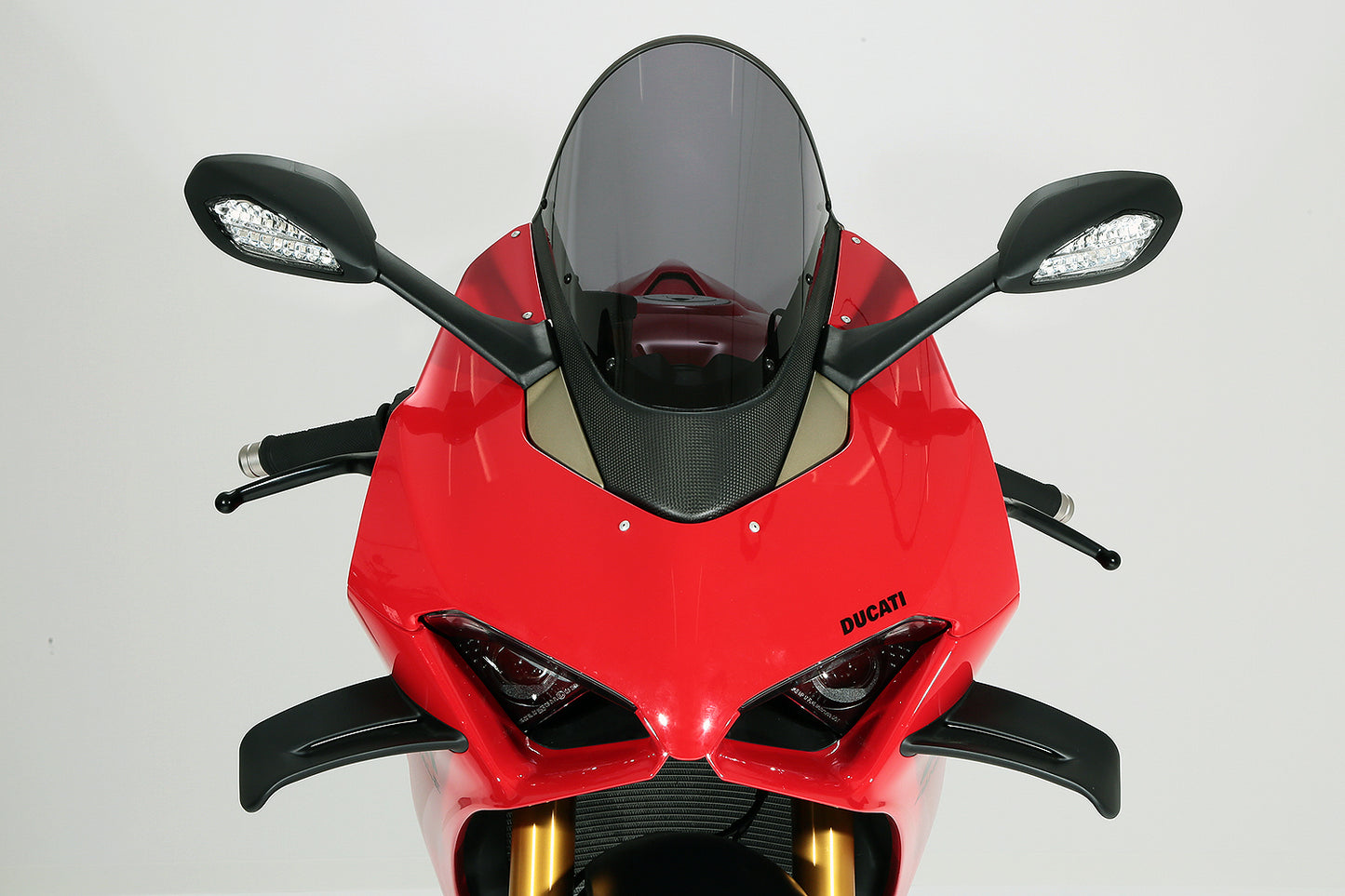 AELLA Carbon Fiber Trim Racing Windscreen For the Ducati Panigale V4 R (19-24) and V4 / S / SP (20-24)