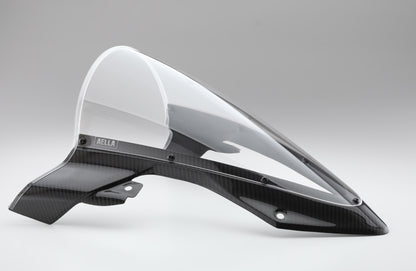 AELLA Carbon Fiber Trim Racing Windscreen For the BMW S1000RR (2019+) and M1000RR (21-22)