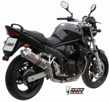 MIVV Slip-on, Oval Stainless Steel, Alto/High up Exhaust For Suzuki Bandit 650 2005-2006