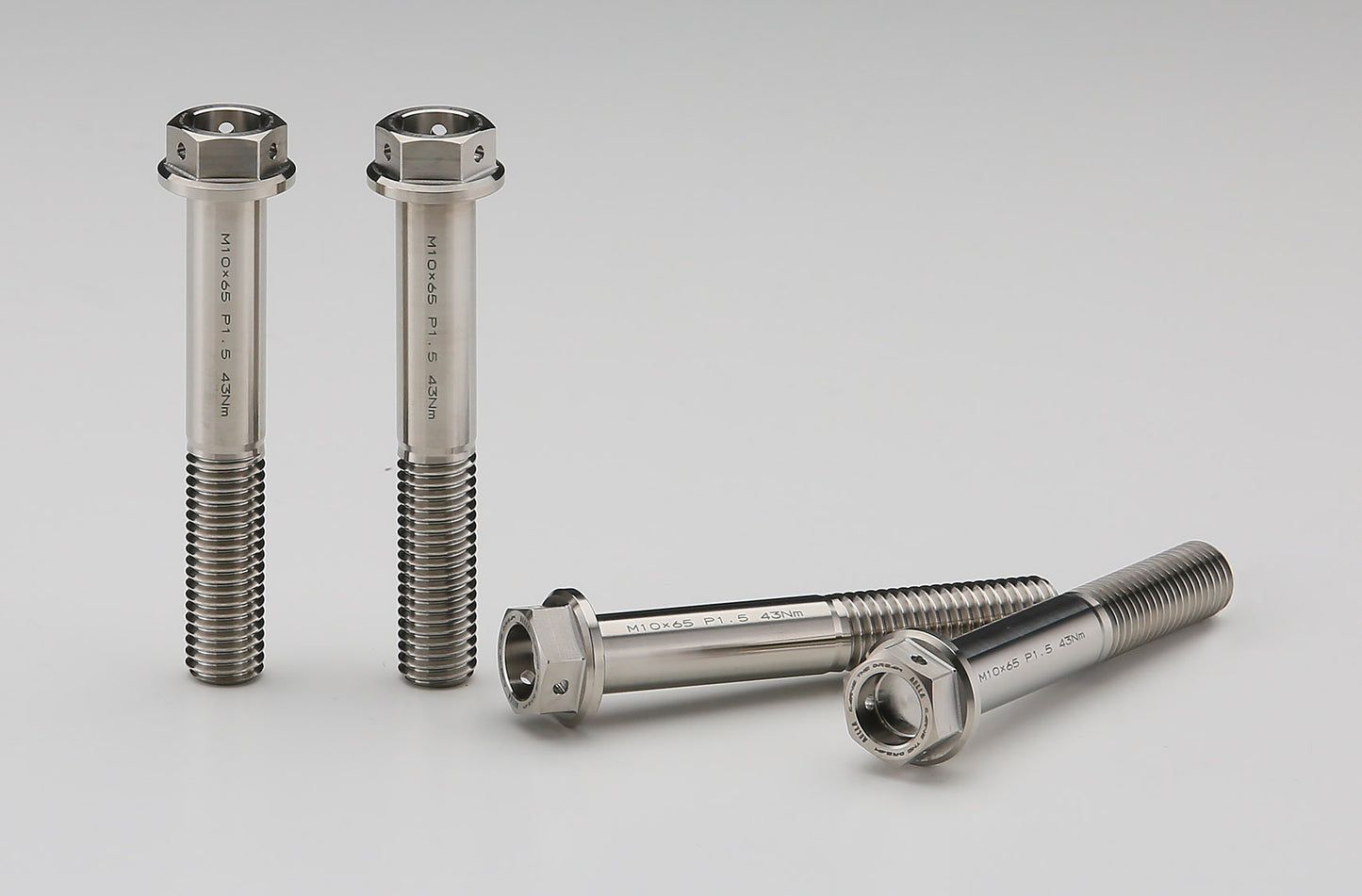 AELLA Titanium Caliper Bolts for BMW Models (M10x65, 1.5 pitch)