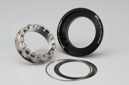 AELLA Large Hub One Titanium Nut & Aluminum Taper Cone Set (Rear Axle)