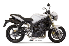 MIVV 2 Slip-on, Suono Black, Standard Exhaust For Triumph Street Triple 675 2007-2012