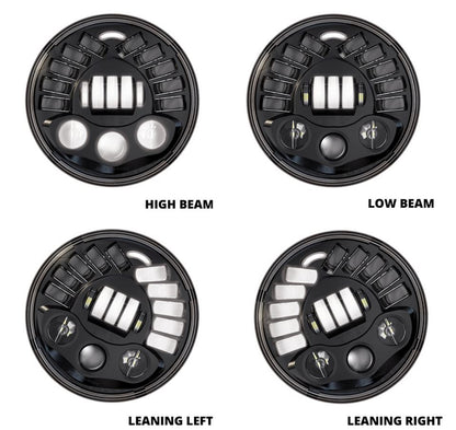 Motodemic Adaptive LED Headlight Upgrade for the Triumph Trident 660