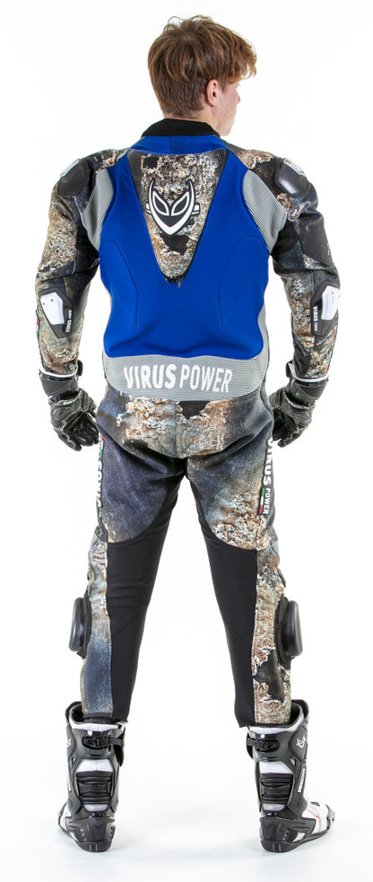 Virus Power Alien Textile Racing Suit with Helite Airbag System