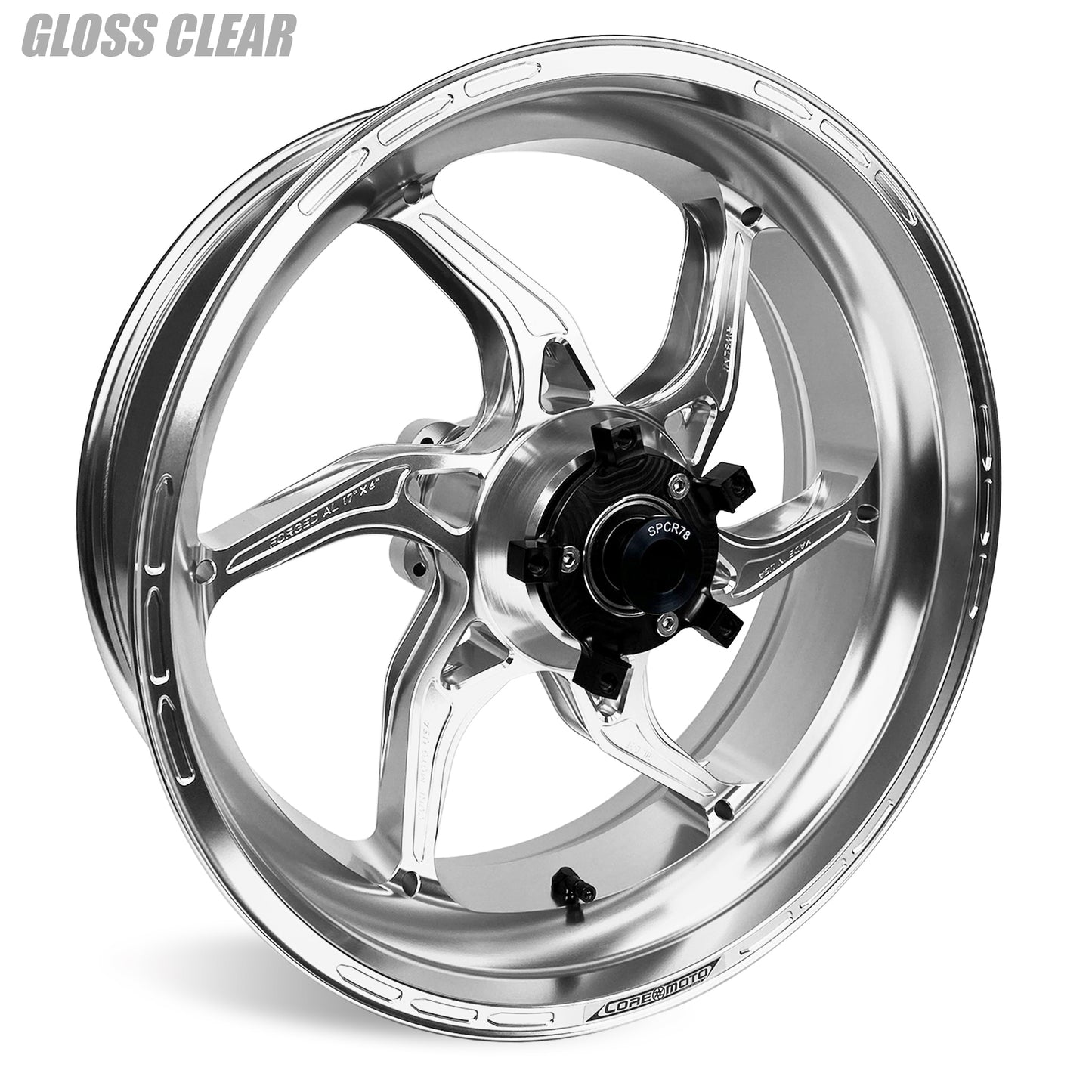 Core Moto APEX-6 Forged Aluminum Wheels for the BMW S1000RR and HP4 (2010-2014)