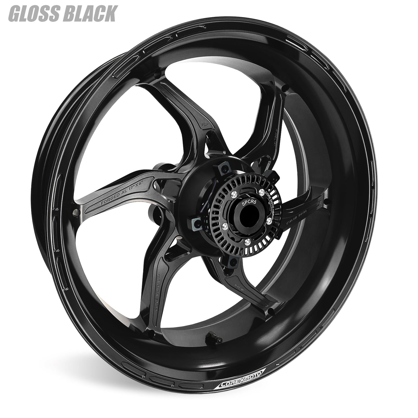 Core Moto APEX-6 Forged Aluminum Wheels for the BMW S1000RR and HP4 (2010-2014)