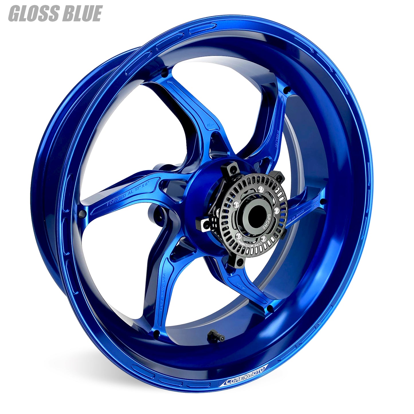 Core Moto APEX-6 Forged Aluminum Wheels for the BMW S1000RR and HP4 (2010-2014)