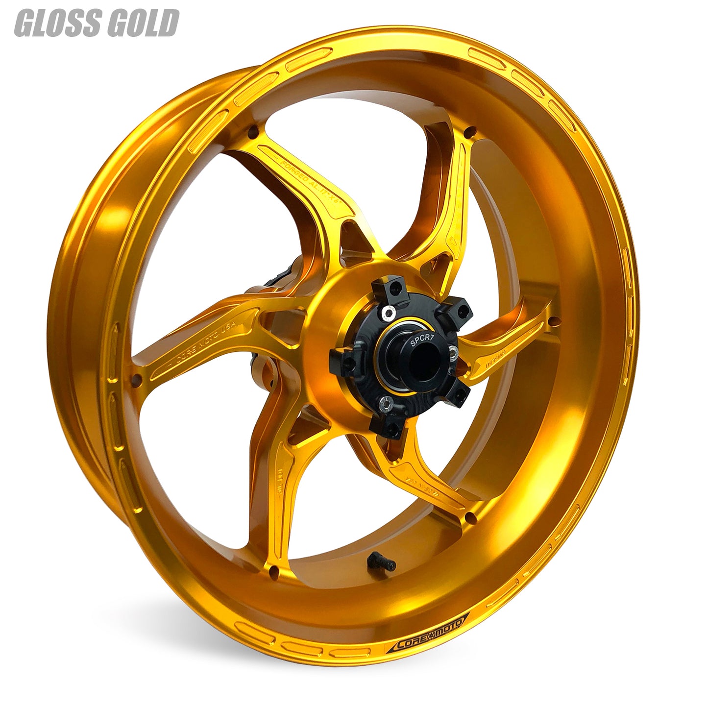 Core Moto APEX-6 Forged Aluminum Wheels for the BMW S1000RR and HP4 (2010-2014)
