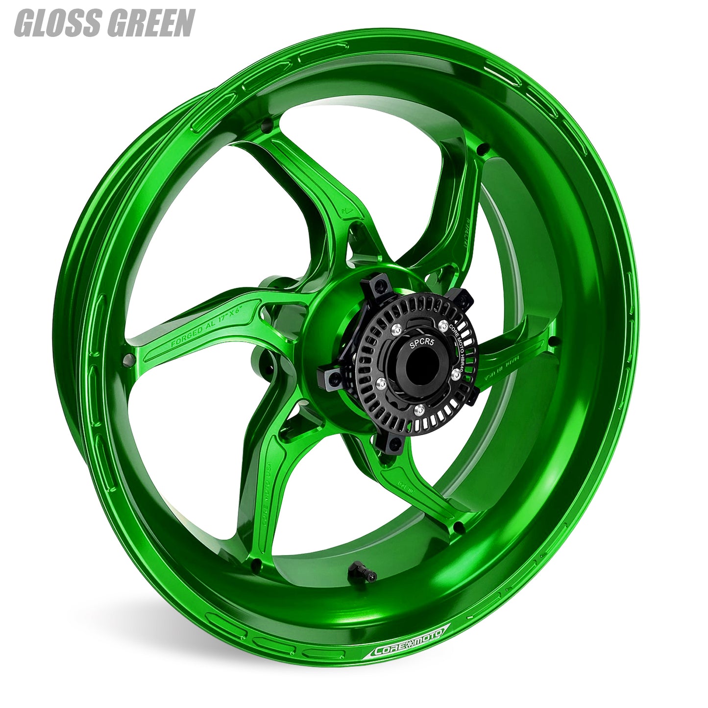 Core Moto APEX-6 Forged Aluminum Wheels for the BMW S1000RR and HP4 (2010-2014)