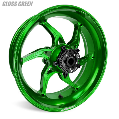 Core Moto APEX-6 Forged Aluminum Wheels for the BMW S1000RR and HP4 (2010-2014)