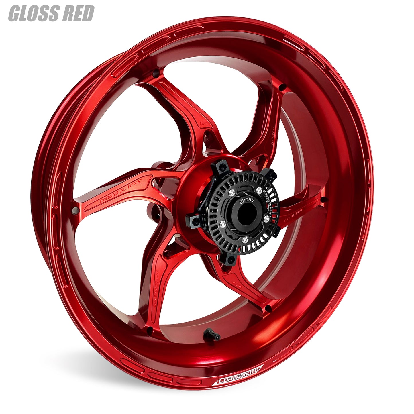 Core Moto APEX-6 Forged Aluminum Wheels for the BMW S1000RR and HP4 (2010-2014)