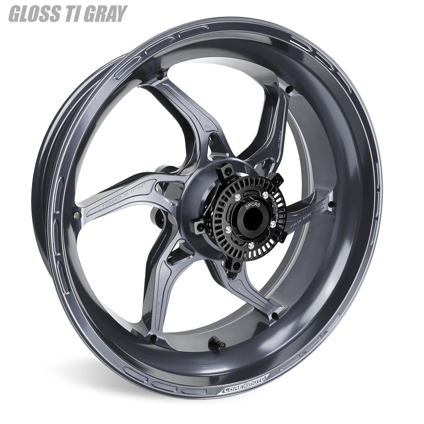 Core Moto APEX-6 Forged Aluminum Wheels for the BMW S1000RR and HP4 (2010-2014)