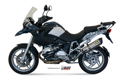 MIVV Slip-on, Suono Stainless Steel, Standard Exhaust For BMW R 1200 GS / Adventure 2008-2009