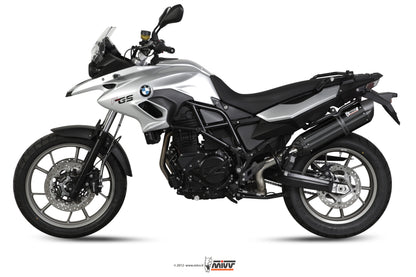 MIVV Slip-on, Suono Black, Standard Exhaust For BMW F 700 GS 2012-2017