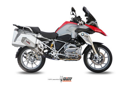 MIVV Slip-on, Oval Titan, Standard Exhaust For BMW R 1200 GS / Adventure 2013-2018