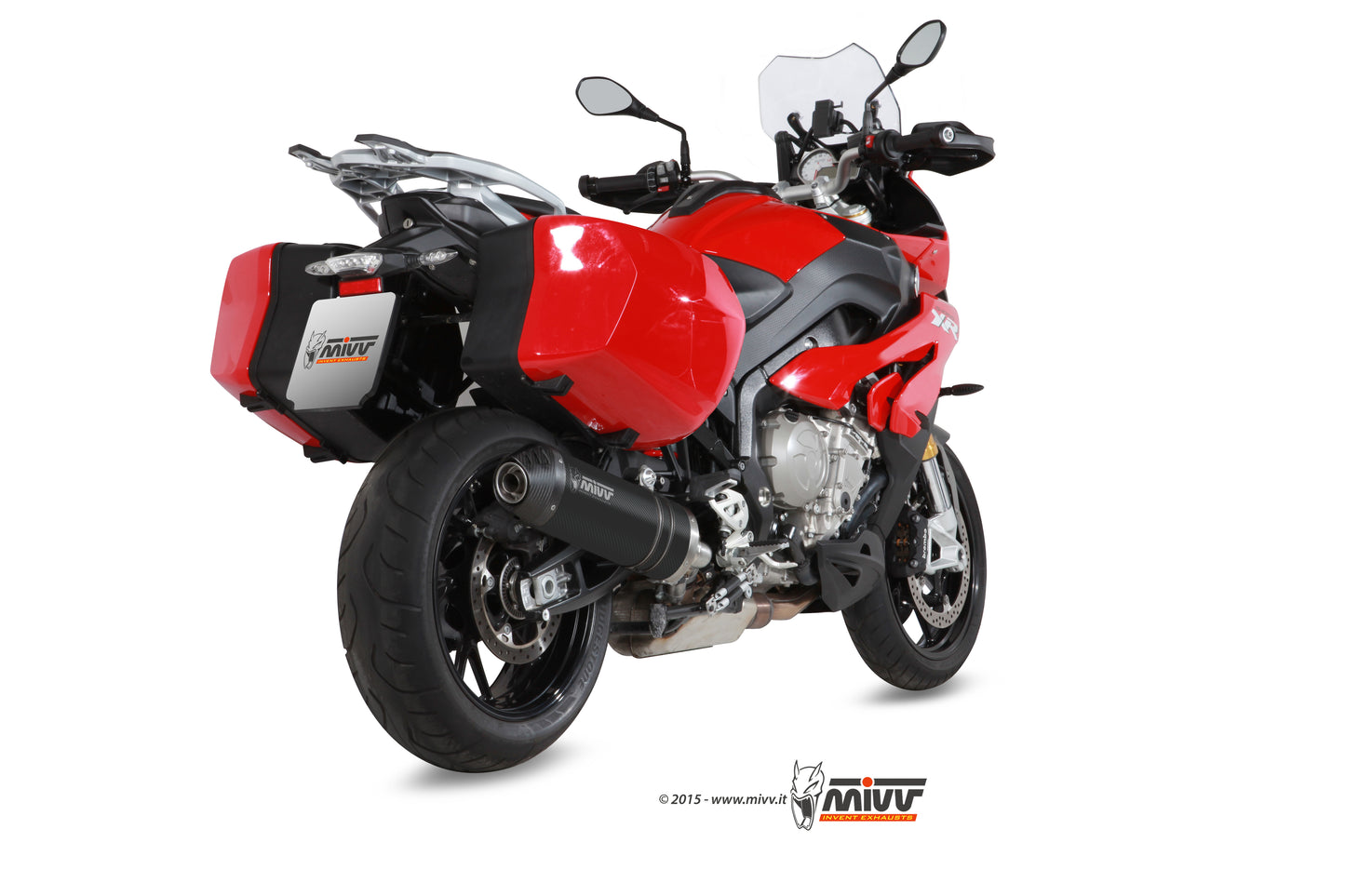 MIVV Slip-on, Oval Carbon, Standard Exhaust For BMW S 1000 XR 2015-2019
