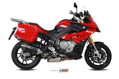 MIVV Slip-on, Speed Edge Black, Standard Exhaust For BMW S 1000 XR 2015-2019