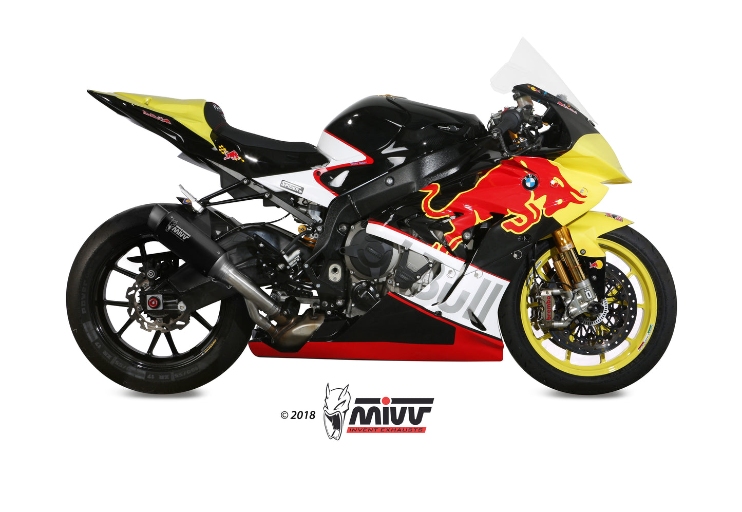 MIVV Slip-on, GPpro Black, Standard Exhaust For BMW S 1000 RR 2017-2018