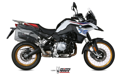 MIVV Slip-on, Suono Black, Standard Exhaust For BMW F 750 GS / F 850 GS 2018-2021