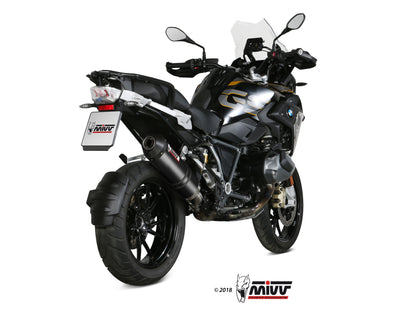 MIVV Slip-on, Oval Carbon, Standard Exhaust For BMW R 1250 GS / Adventure 2019-2021