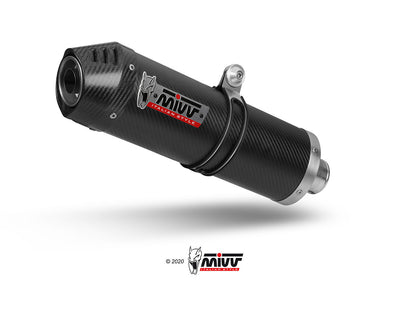 MIVV Slip-on, Oval Carbon, Standard Exhaust For BMW R 1250 GS / Adventure 2019-2021