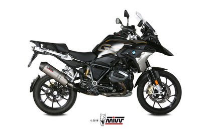 MIVV Slip-on, Oval Titan, Standard Exhaust For BMW R 1250 GS / Adventure 2019-2021