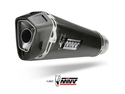 MIVV Slip-on, Delta Race Carbon, Standard Exhaust For BMW S1000R 2019-2022