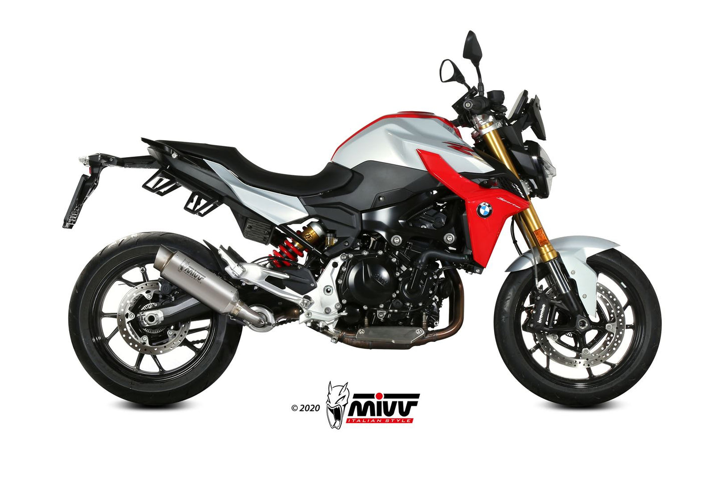 MIVV Slip-on, GPpro Titan, Standard Exhaust For BMW F 900 R 2020-2021