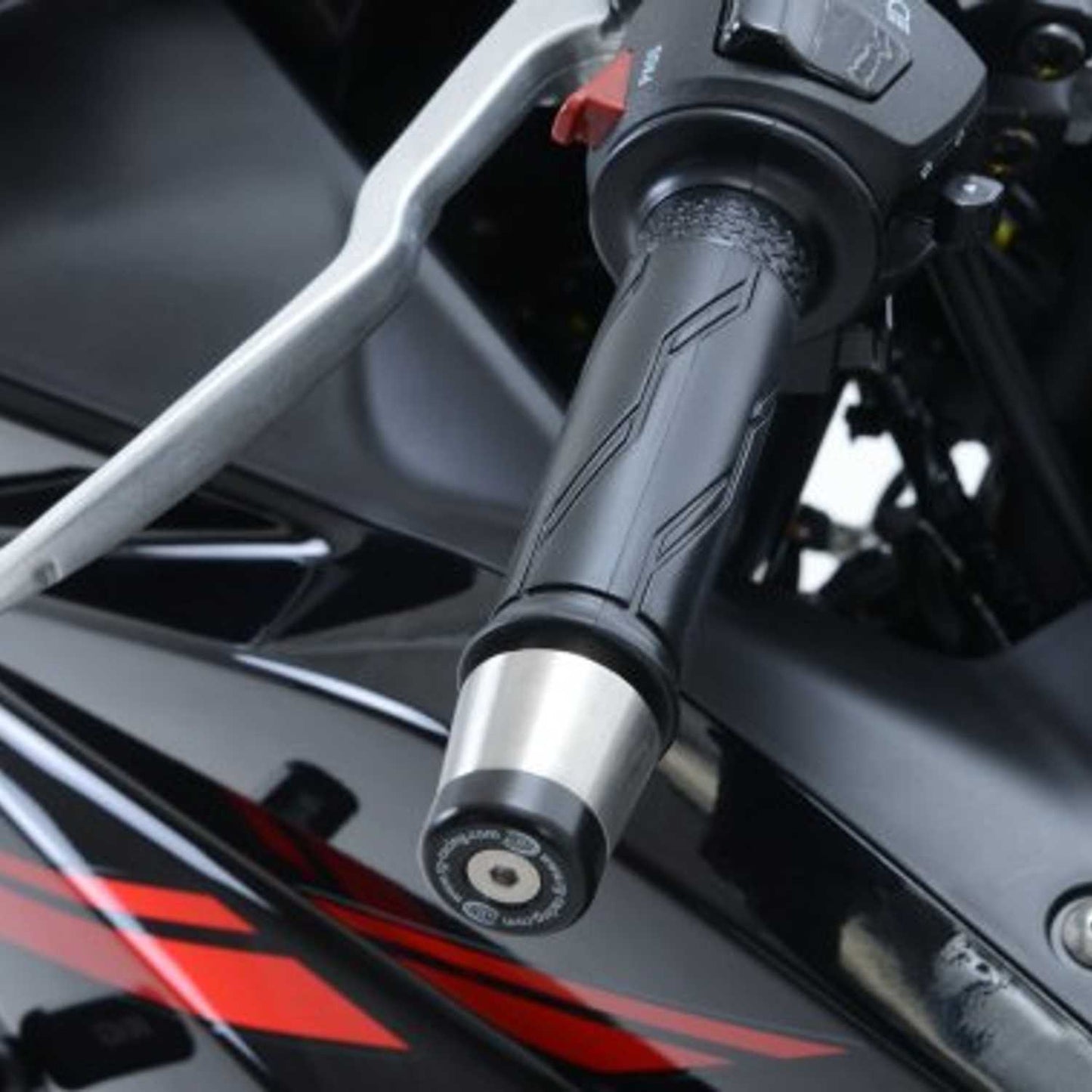 R&G Racing Bar End Sliders for Yamaha YZF-R25 '14-'22, YZF-R3 '15-'23, MT-25 '15-'22, MT-03 '00-'22