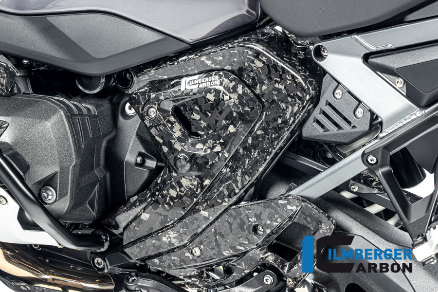 Ilmberger Carbon Triangular Frame Cover, Left BDC for the BMW R 1300 GS 2023