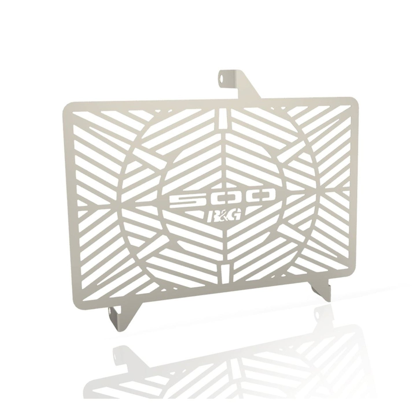 R&G Racing Radiator Guard (Silver, Stainless) for the Honda CBR 500R '13-'21 / CB500F '19-'22