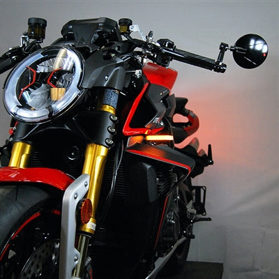 New Rage Cycles (NRC) MV Agusta Brutale / Rush 1000 Front Turn signal Kit