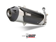 MIVV Slip-on, Urban Stainless Steel, Standard Exhaust For Aprilia Scarabeo 500 06-07 and Piaggio Beverly 500 04-06