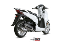 MIVV Full System 1x1, Urban Stainless Steel, Standard Exhaust For Honda SH 300 2015-2016