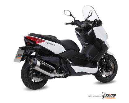 MIVV Slip-on, Urban Stainless Steel, Standard Exhaust For Yamaha X-Max 400 2013-2016