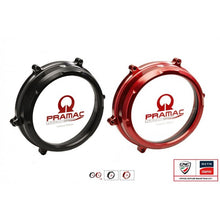 CNC Racing PRAMAC RACING LIMITED EDITION Clear Wet Clutch Cover for the Ducati Panigale / Streetfighter V2 (20-24)