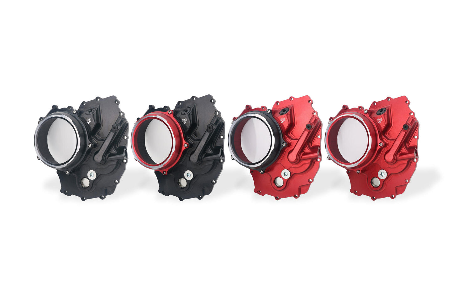 CNC Racing Clear Wet Clutch Cover for the Ducati Panigale, Streetfigter, and Multistrada V2 (2025+)