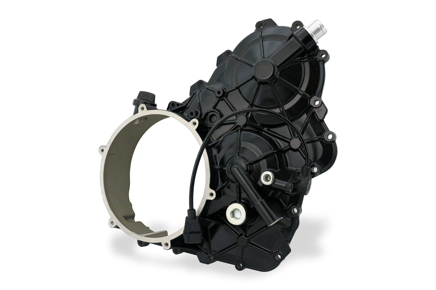 Magnesium Clutch Side Case Kit for Clear Wet Clutch Cover for the Ducati Streetfighter V4 / S (20-22)