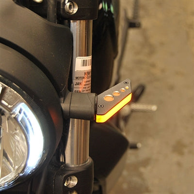 New Rage Cycles (NRC) Ducati Scrambler SIXTY2 / Cafe Racer / Desert Sled Front Turn Signals (Indicators)