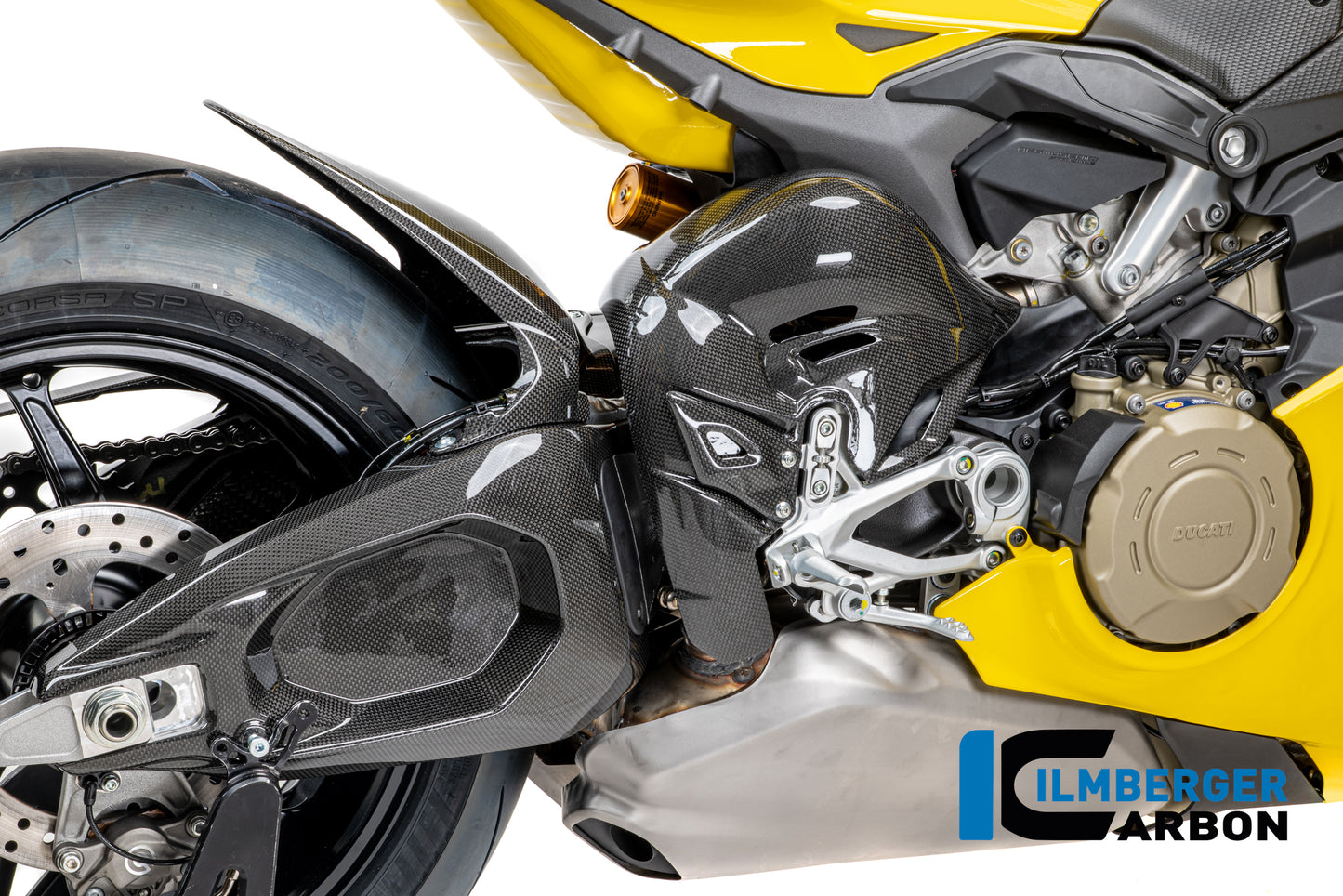 Ilmberger Carbon Heel Protector Right, Gloss for the Ducati Panigale V4 / V4 S '2025