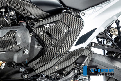 Ilmberger Carbon Triangular Frame Cover, Left for the BMW R 1300 GS 2023 / GS Adventure 2024