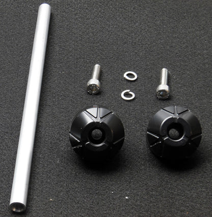 Cox Racing Trident Spoke Pattern Front Axle Slider for Ducati's With Small Front Axle