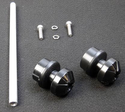 Cox Racing Trident Spoke Pattern Rear axle Slider for Ducati's with Small Single sided Hub