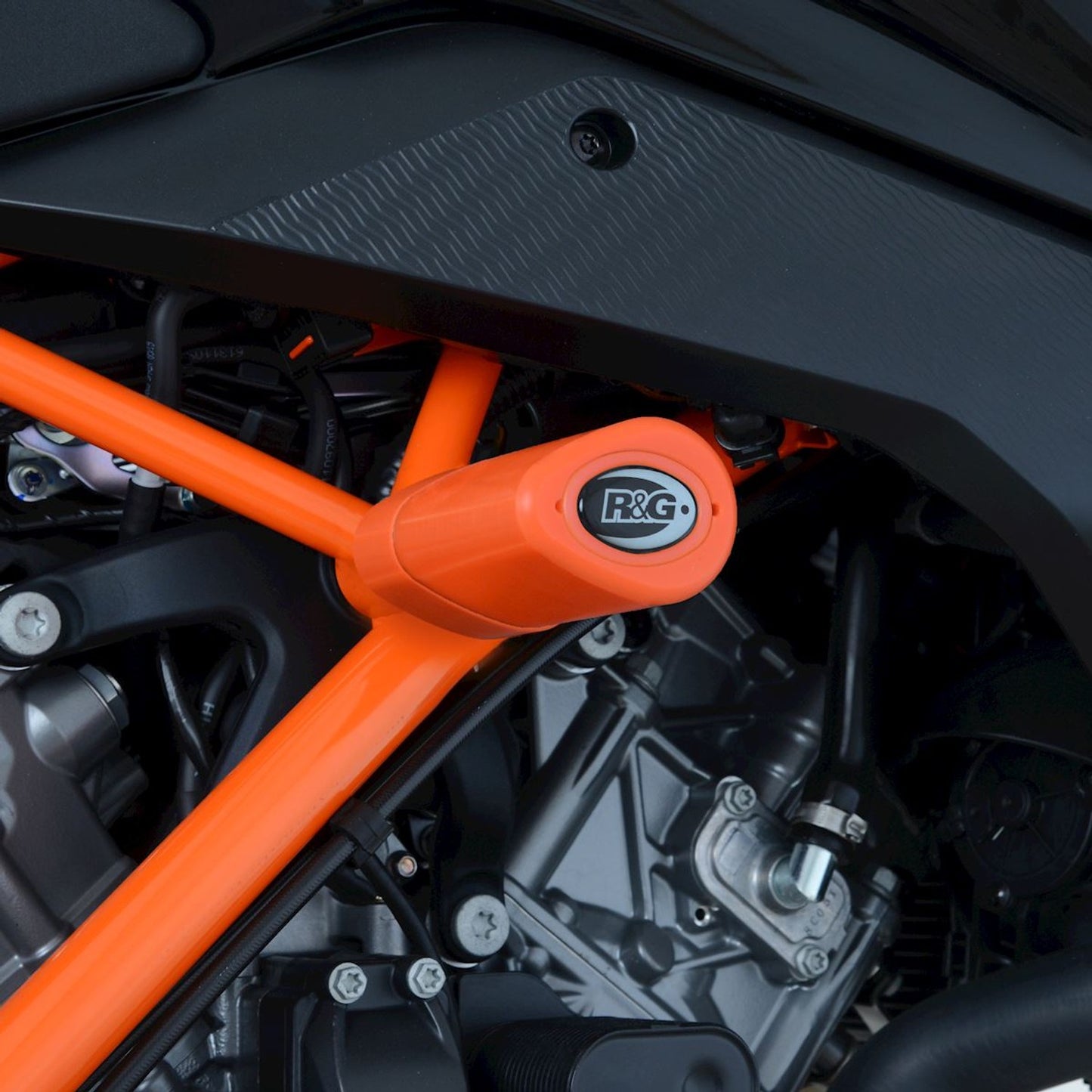 R&G Racing Aero Crash Protectors for KTM 125 Duke '10-'22, 200 Duke '11-'21, 390 Duke '12-'22