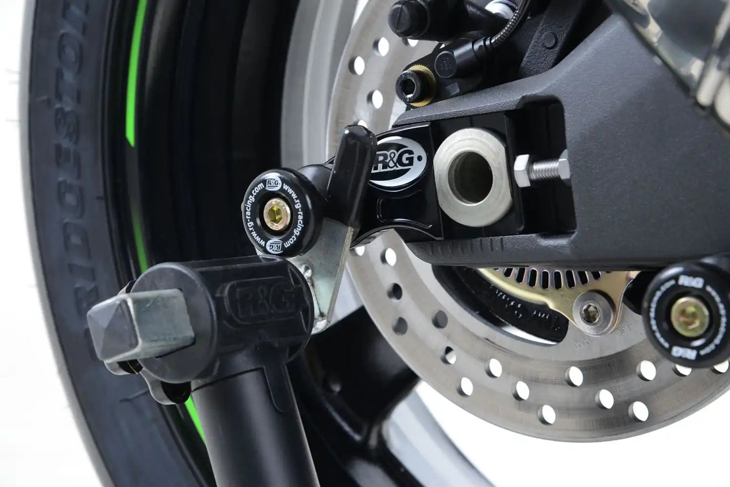 R&G Racing Offset Cotton Reels for Kawasaki ZX-10R '16-'22, ZX-10RR '21-'22, ZH2 '22